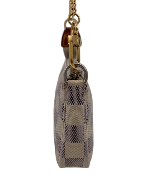 LOUIS VUITTON（ルイ ヴィトン）LOUIS VUITTON (ルイ ヴィトン) ミニ・ポシェット・アクセソワール　ダミエ・アズール　ハンドポーチの古着・服飾アイテム