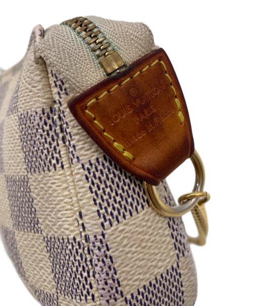 LOUIS VUITTON（ルイ ヴィトン）LOUIS VUITTON (ルイ ヴィトン) ミニ・ポシェット・アクセソワール　ダミエ・アズール　ハンドポーチの古着・服飾アイテム
