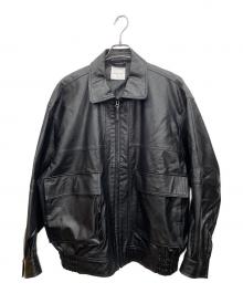 FREAK'S STORE（フリークスストア）の古着「フェイクレザージャケット」｜ブラック