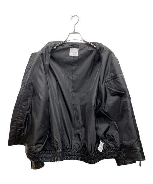 FREAK'S STORE（フリークスストア）FREAK'S STORE (フリークスストア) フェイクレザージャケット ブラック サイズ:Lの古着・服飾アイテム
