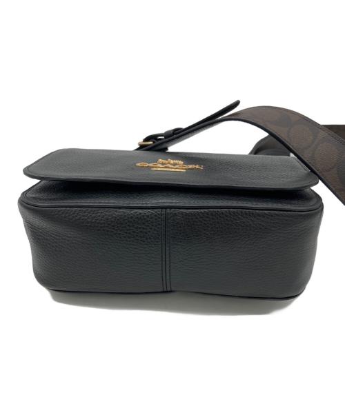 COACH（コーチ）COACH (コーチ) ショルダーバッグ ブラック×ブラウンの古着・服飾アイテム