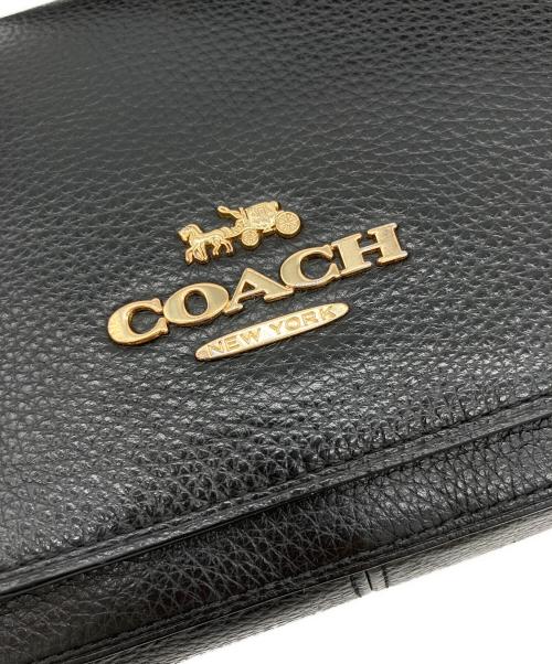 COACH（コーチ）COACH (コーチ) ショルダーバッグ ブラック×ブラウンの古着・服飾アイテム