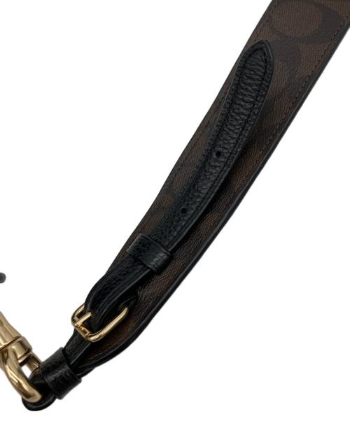 COACH（コーチ）COACH (コーチ) ショルダーバッグ ブラック×ブラウンの古着・服飾アイテム