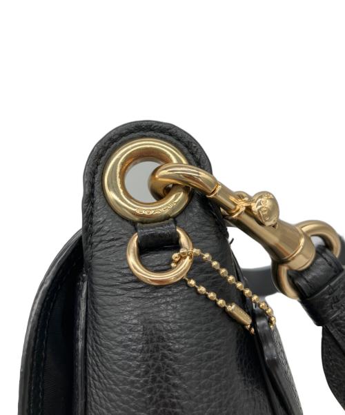 COACH（コーチ）COACH (コーチ) ショルダーバッグ ブラック×ブラウンの古着・服飾アイテム