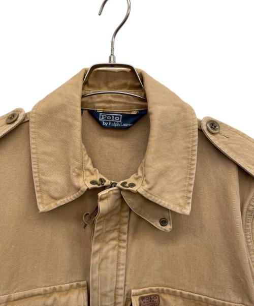 POLO RALPH LAUREN（ポロ・ラルフローレン）POLO RALPH LAUREN (ポロ・ラルフローレン) パラトルーパージャケット ベージュ サイズ:Mの古着・服飾アイテム