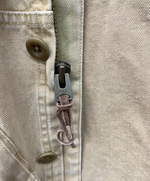 POLO RALPH LAUREN（ポロ・ラルフローレン）POLO RALPH LAUREN (ポロ・ラルフローレン) パラトルーパージャケット ベージュ サイズ:Mの古着・服飾アイテム