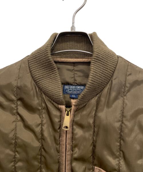 POLO JEANS（ポロジーンズ）POLO JEANS (ポロジーンズ) キルティングジャケット ブラウン サイズ:XLの古着・服飾アイテム