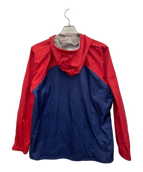 mont-bell（モンベル）mont-bell (モンベル) マウンテンパーカー レッド×ブルー サイズ:Mの古着・服飾アイテム