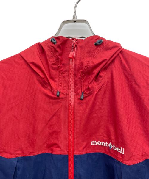 mont-bell（モンベル）mont-bell (モンベル) マウンテンパーカー レッド×ブルー サイズ:Mの古着・服飾アイテム