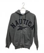 REEBOK×NAUTICAリーボック×ノーティカ）の古着「ジップパーカー」｜グレー
