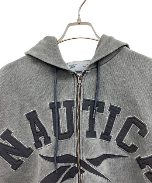 REEBOK（リーボック）REEBOK (リーボック) NAUTICA (ノーティカ) ジップパーカー グレー サイズ:Sの古着・服飾アイテム
