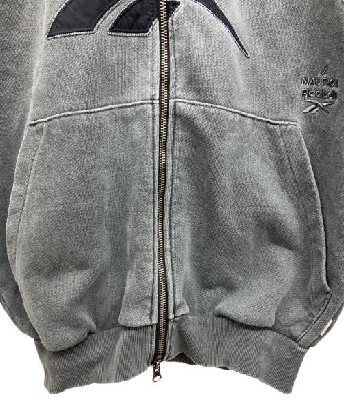 REEBOK（リーボック）REEBOK (リーボック) NAUTICA (ノーティカ) ジップパーカー グレー サイズ:Sの古着・服飾アイテム