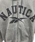 中古・古着 REEBOK (リーボック) NAUTICA (ノーティカ) ジップパーカー グレー サイズ:S：6000円