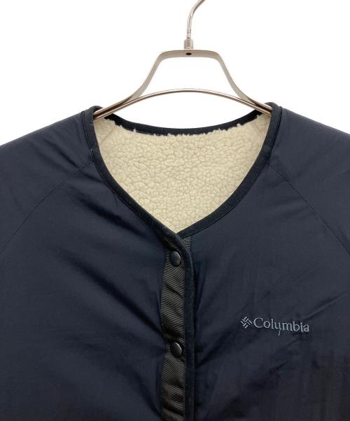 Columbia（コロンビア）Columbia (コロンビア) シアトルマウンテンジャケット　フリースジャケット ベージュ×ブラック サイズ:Mの古着・服飾アイテム
