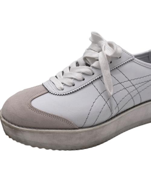 Onitsuka Tiger（オニツカタイガー）Onitsuka Tiger (オニツカタイガー) メキシコ 66 チャンク ホワイト サイズ:24.0の古着・服飾アイテム