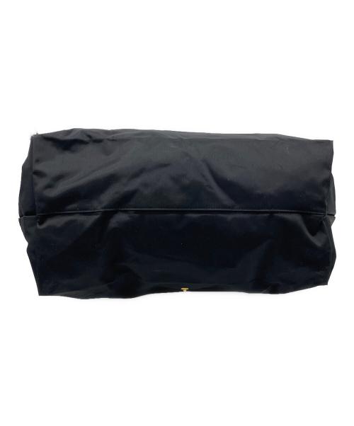 LONGCHAMP（ロンシャン）LONGCHAMP (ロンシャン) 2WAYボストンバッグ ブラック×ブラウンの古着・服飾アイテム