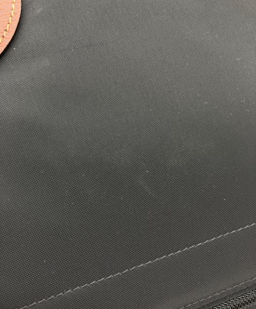 LONGCHAMP（ロンシャン）LONGCHAMP (ロンシャン) 2WAYボストンバッグ ブラック×ブラウンの古着・服飾アイテム
