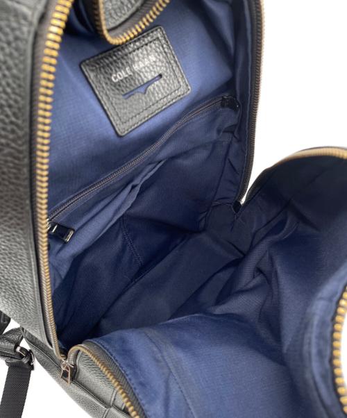 COLE HAAN（コールハーン）COLE HAAN (コールハーン) レザーバックパック ブラックの古着・服飾アイテム