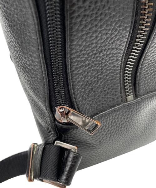 COLE HAAN（コールハーン）COLE HAAN (コールハーン) レザーバックパック ブラックの古着・服飾アイテム
