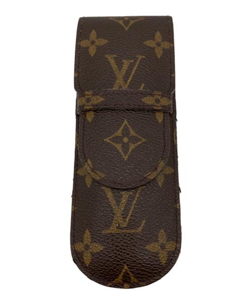 LOUIS VUITTON（ルイ ヴィトン）LOUIS VUITTON (ルイ ヴィトン) エテュイスティロ　モノグラム　ケース ブラウンの古着・服飾アイテム