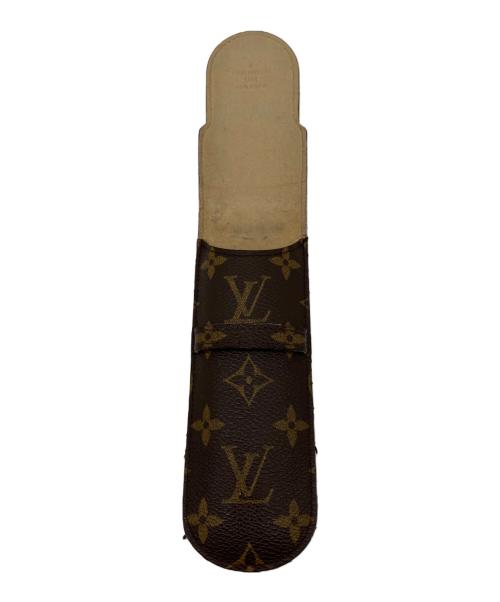 LOUIS VUITTON（ルイ ヴィトン）LOUIS VUITTON (ルイ ヴィトン) エテュイスティロ　モノグラム　ケース ブラウンの古着・服飾アイテム