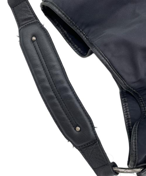 BURBERRY BLUE LABEL（バーバリー ブルー レーベル）BURBERRY BLUE LABEL (バーバリー ブルー レーベル) ワンショルダーナイロンバッグ ブラックの古着・服飾アイテム
