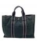 HERMES (エルメス) トートバッグ ブラック：10000円