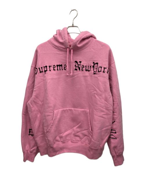 SUPREME（シュプリーム）Supreme (シュプリーム) プルオーバーパーカー ピンク サイズ:Largeの古着・服飾アイテム
