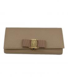 Salvatore Ferragamo（サルヴァトーレ フェラガモ）の古着「長財布」｜ピンク