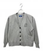 BLUE LABEL CRESTBRIDGEブルーレーベルクレストブリッジ）の古着「厚手カーディガン」｜グレー