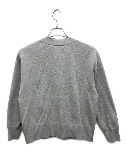 BLUE LABEL CRESTBRIDGE（ブルーレーベルクレストブリッジ）BLUE LABEL CRESTBRIDGE (ブルーレーベルクレストブリッジ) 厚手カーディガン グレー サイズ:38の古着・服飾アイテム