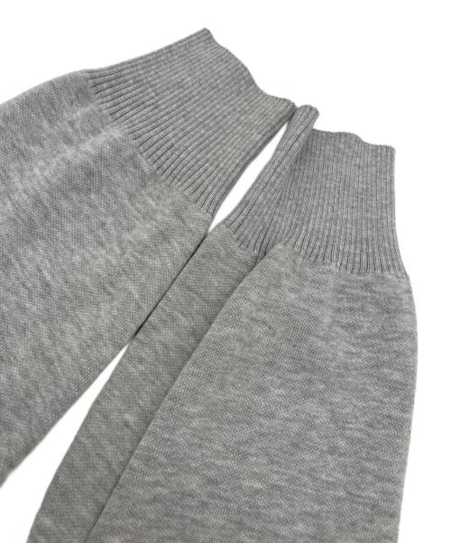 BLUE LABEL CRESTBRIDGE（ブルーレーベルクレストブリッジ）BLUE LABEL CRESTBRIDGE (ブルーレーベルクレストブリッジ) 厚手カーディガン グレー サイズ:38の古着・服飾アイテム