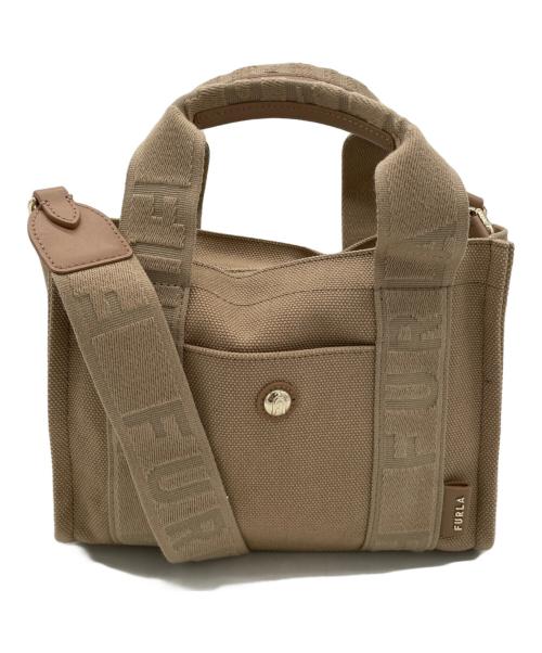 FURLA（フルラ）FURLA (フルラ) 2WAYバッグ ベージュの古着・服飾アイテム