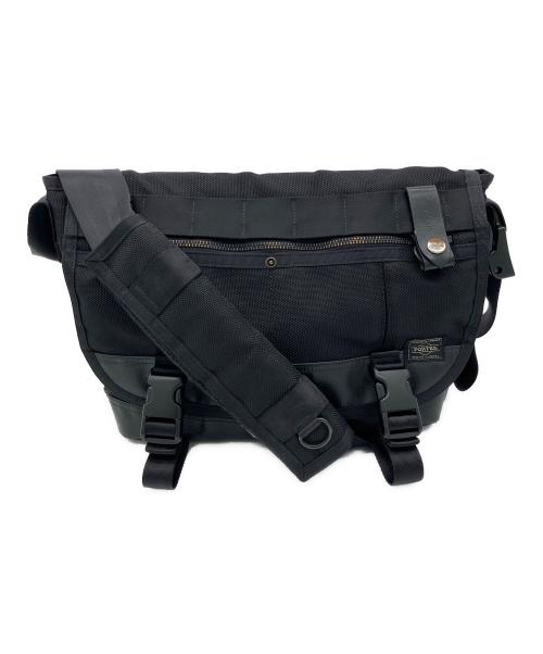 PORTER（ポーター）PORTER (ポーター) メッセンジャーバッグ ブラックの古着・服飾アイテム