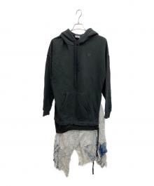 DIESEL（ディーゼル）の古着「ドッキングワンピース」｜グレー×ブルー