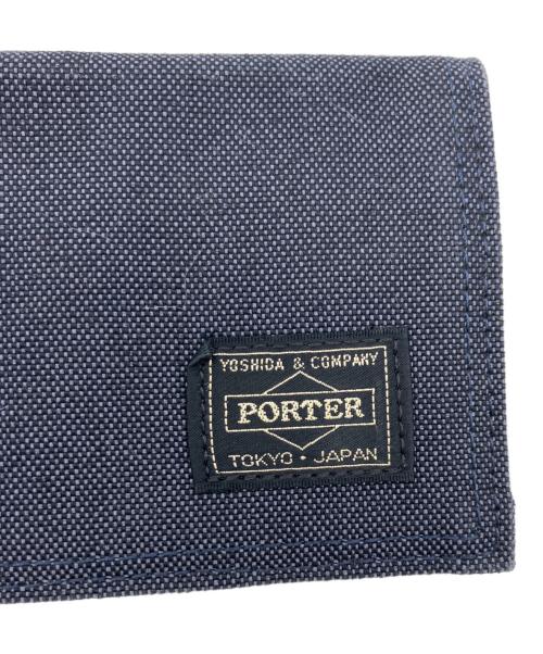 PORTER（ポーター）PORTER (ポーター) 長財布 ネイビーの古着・服飾アイテム