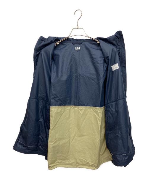 HELLY HANSEN（ヘリーハンセン）HELLY HANSEN (ヘリーハンセン) マウンテンパーカー グリーン×ネイビー サイズ:Lの古着・服飾アイテム