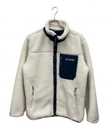 Columbia（コロンビア）の古着「アーチャーリッジ3ジャケット　フリースジャケット」｜ホワイト×ネイビー