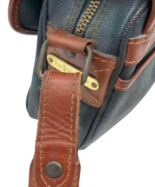 POLO RALPH LAUREN（ポロ・ラルフローレン）POLO RALPH LAUREN (ポロ・ラルフローレン) ショルダーバッグ グリーンの古着・服飾アイテム