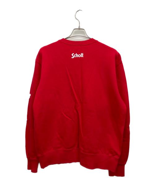 Schott（ショット）Schott (ショット) Disney (ディズニー) スウェット レッド サイズ:XLの古着・服飾アイテム