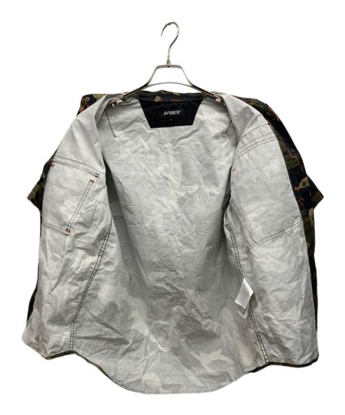 AVIREX（アヴィレックス）AVIREX (アヴィレックス) 半袖シャツ グリーン サイズ:Lの古着・服飾アイテム
