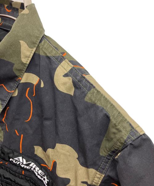 AVIREX（アヴィレックス）AVIREX (アヴィレックス) 半袖シャツ グリーン サイズ:Lの古着・服飾アイテム