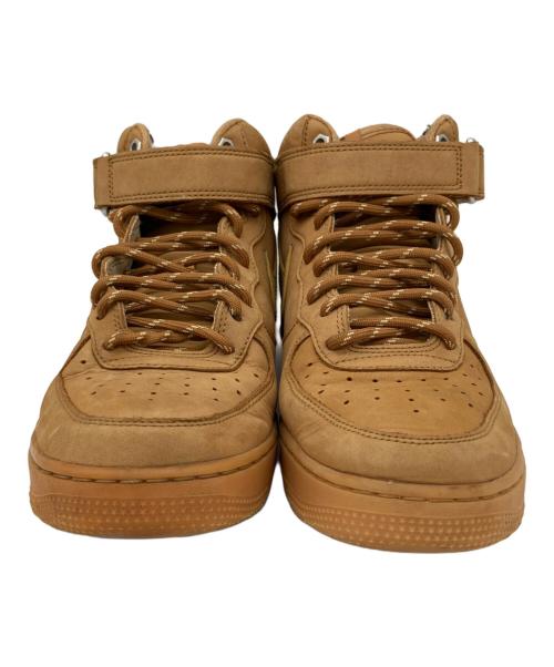NIKE（ナイキ）NIKE (ナイキ) AIR FORCE 1 MID '07 FLAX ブラウン サイズ:26.5cmの古着・服飾アイテム