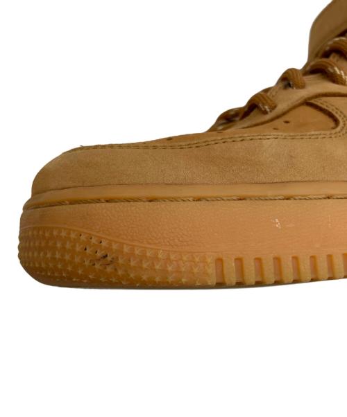 NIKE（ナイキ）NIKE (ナイキ) AIR FORCE 1 MID '07 FLAX ブラウン サイズ:26.5cmの古着・服飾アイテム