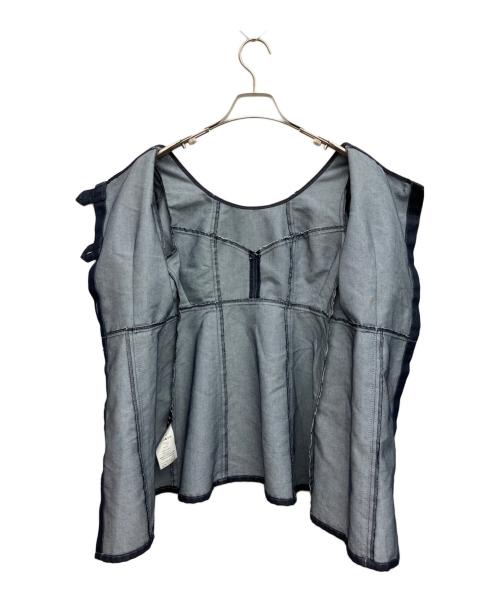 UNITED TOKYO（ユナイテッドトーキョー）UNITED TOKYO (ユナイテッドトーキョー) 半袖ブラウス インディゴ サイズ:FREEの古着・服飾アイテム