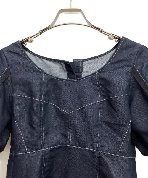 UNITED TOKYO（ユナイテッドトーキョー）UNITED TOKYO (ユナイテッドトーキョー) 半袖ブラウス インディゴ サイズ:FREEの古着・服飾アイテム