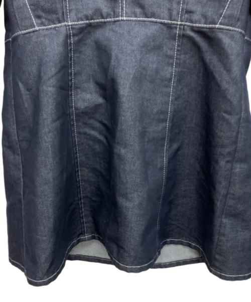 UNITED TOKYO（ユナイテッドトーキョー）UNITED TOKYO (ユナイテッドトーキョー) 半袖ブラウス インディゴ サイズ:FREEの古着・服飾アイテム