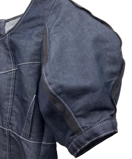 UNITED TOKYO（ユナイテッドトーキョー）UNITED TOKYO (ユナイテッドトーキョー) 半袖ブラウス インディゴ サイズ:FREEの古着・服飾アイテム