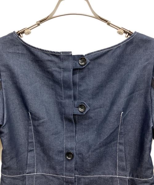 UNITED TOKYO（ユナイテッドトーキョー）UNITED TOKYO (ユナイテッドトーキョー) 半袖ブラウス インディゴ サイズ:FREEの古着・服飾アイテム