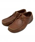 CLARKSクラークス）の古着「モカシンシューズ」｜ブラウン